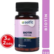 Selfit Biotin 2000 Mcg 100 Tablet