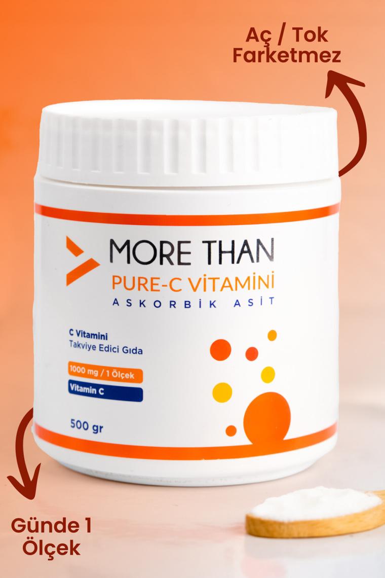 More Than Pure C Askorbik Asit 500 gr