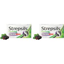 Strepsils Herbal Kara Mürver 16 Pastil 2'li Paket