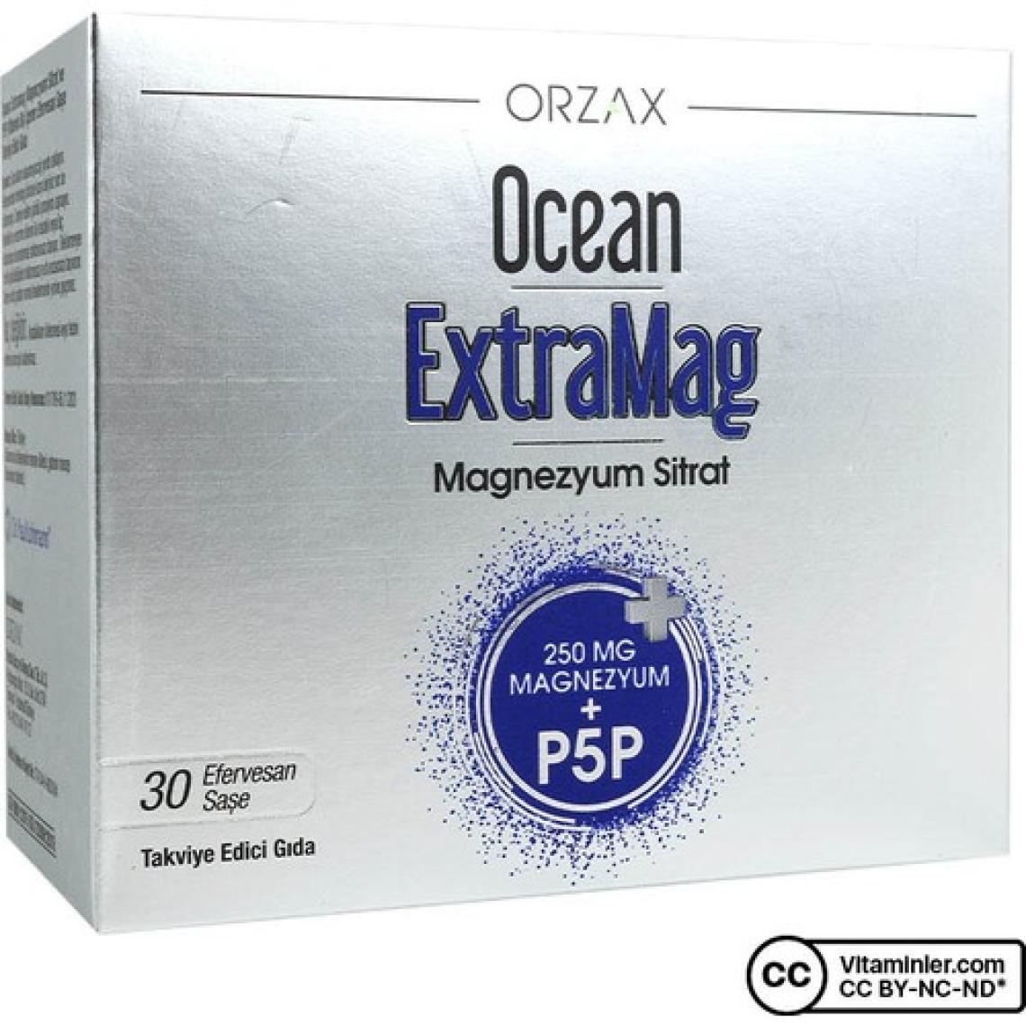 Orzax Ocean Extramag Magnezyum Sitrat 30 Saşe