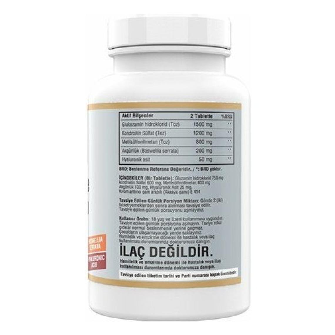 Ncs Glucosamine Chondroitin Msm Hyaluronic Acid 120 Tablet