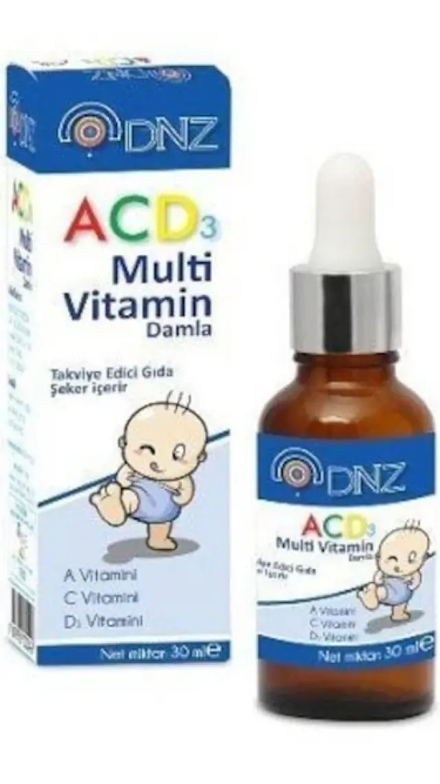 Dnz Acd3 Multi Vitamin Damla 30 ml