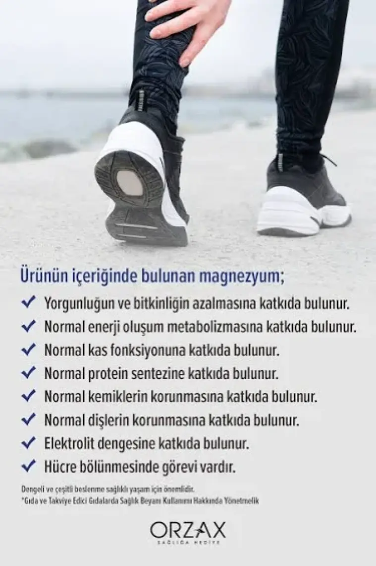 Orzax Ocean Extramag Magnezyum Sitrat 30 Saşe