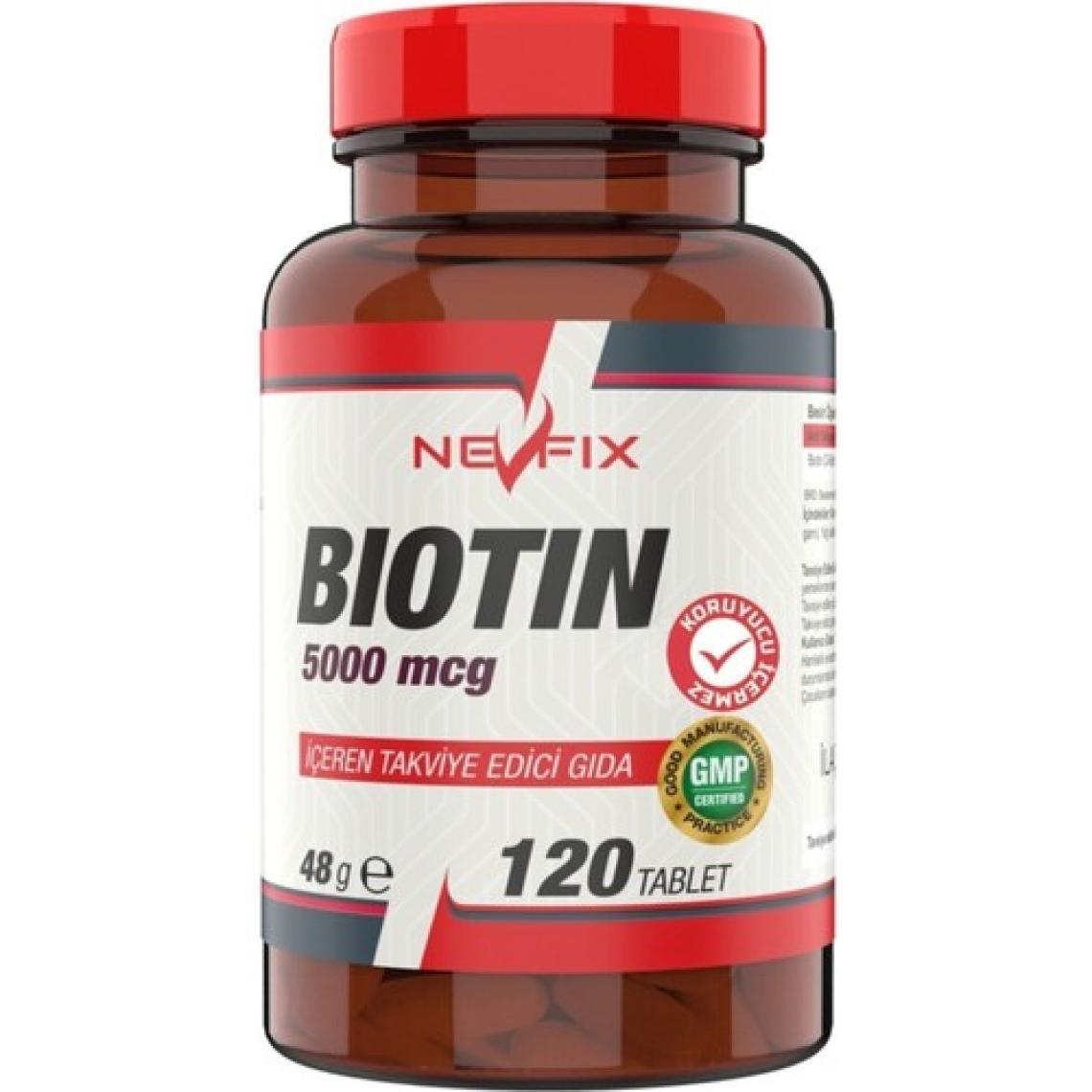Nevfix Biotin 5000 Mcg 120 Tablet