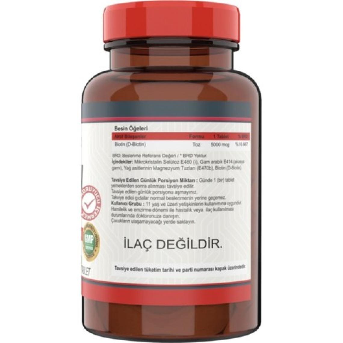 Nevfix Biotin 5000 Mcg 120 Tablet