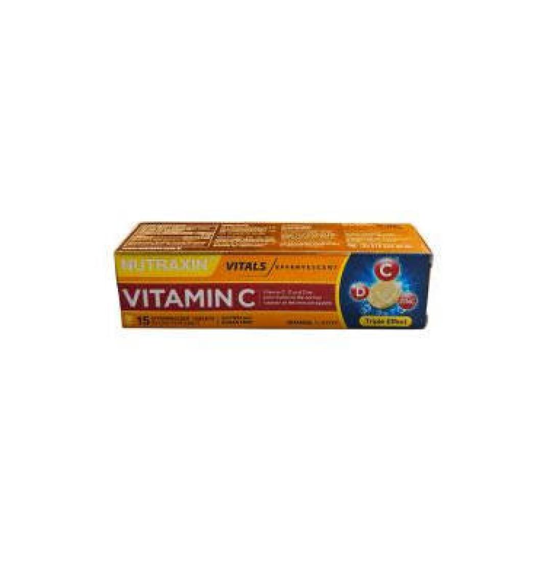 Melines Nutraxin Efervesan Vitamin C-D-Zınc 15 Tablet 8680512630708