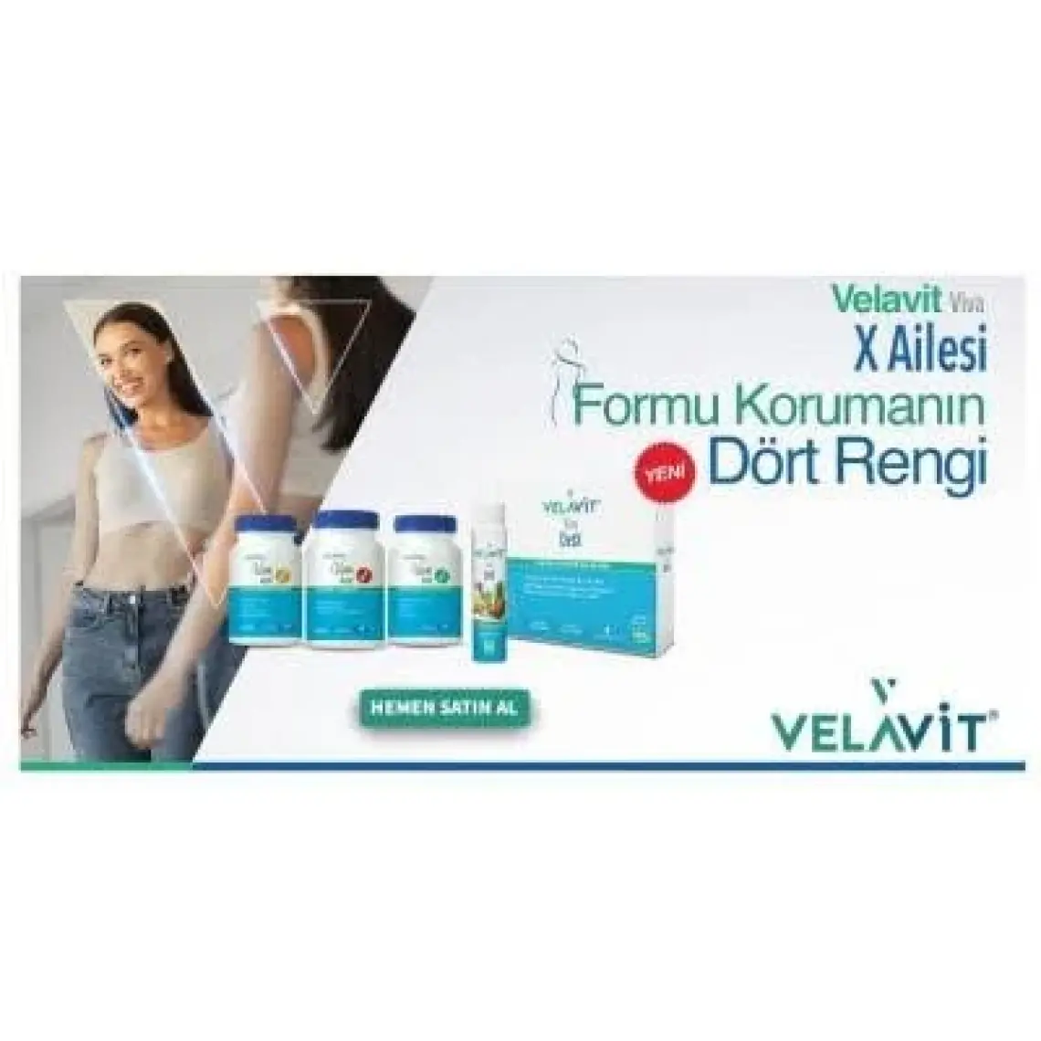 Velavit Viva Diyet Paketi - AptX, BrnX, ClrX, DetX 4'lü Paket