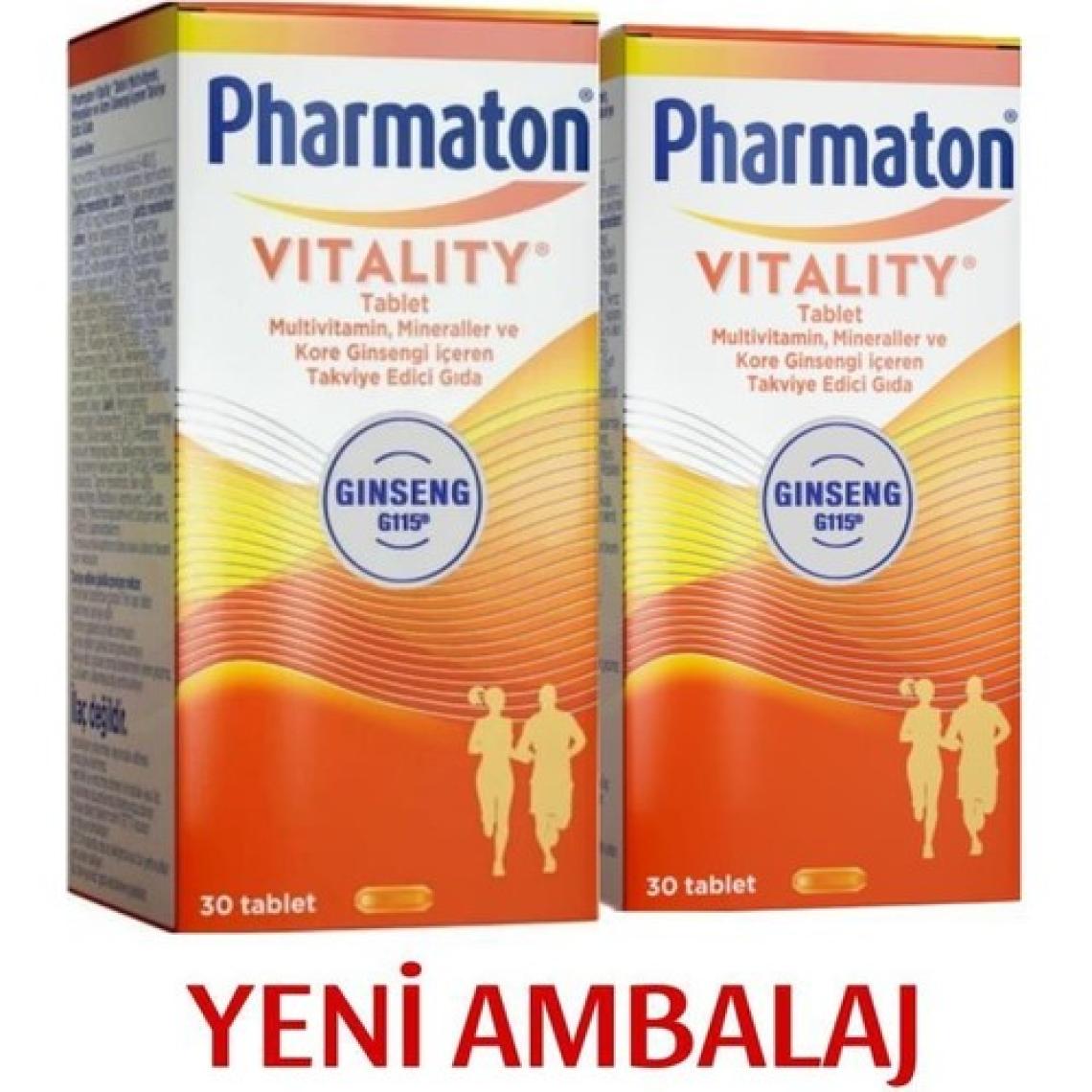 Pharmaton Vitality 30 Tablet - 2 Kutu