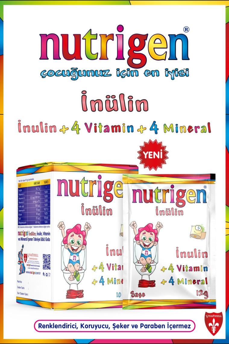 Nutrigen İnülin Prebiyotik İçecek Tozu 10 Saşe