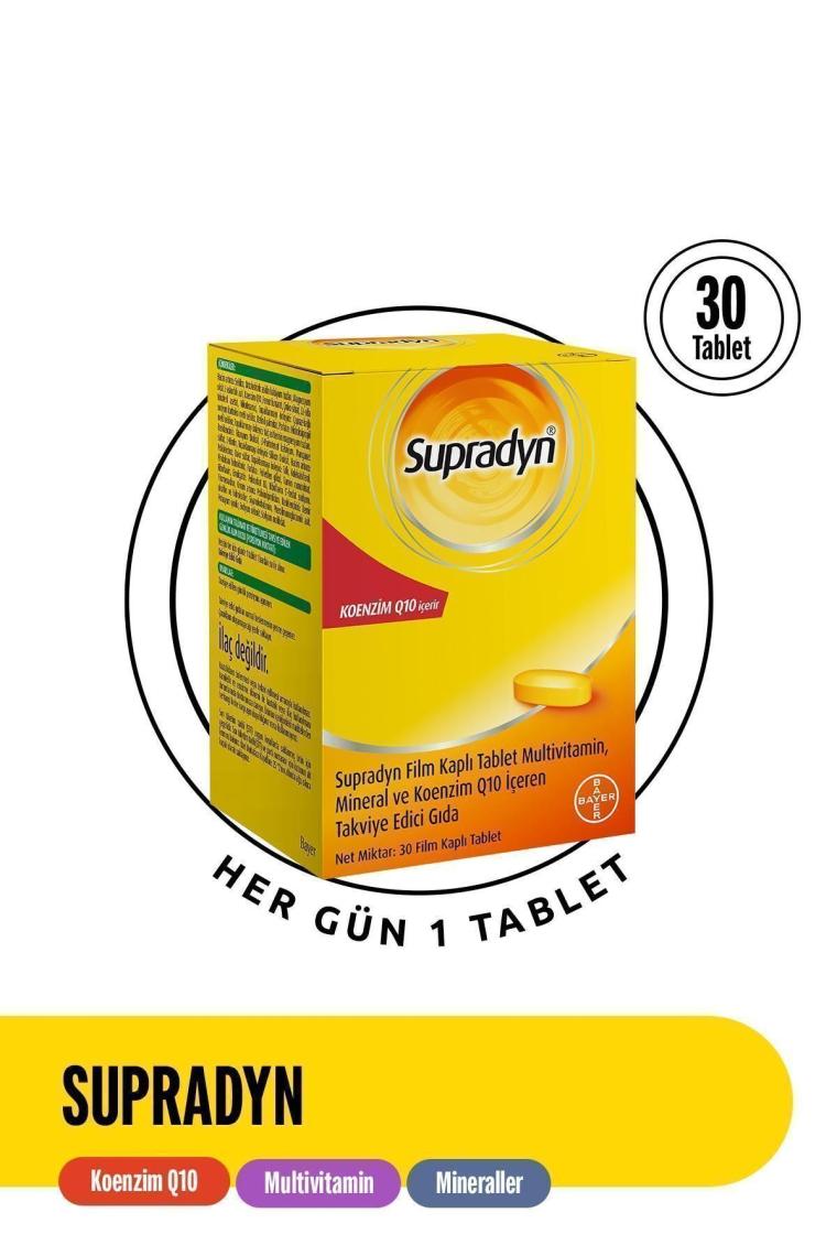 Supradyn Koenzim Q10 30 Film Kaplı Tablet