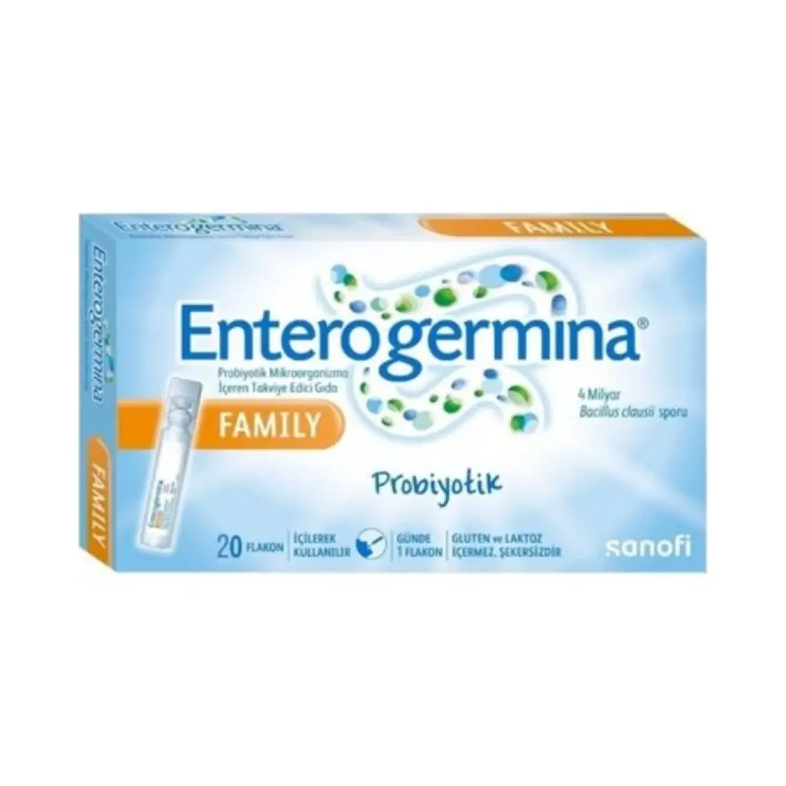 Enterogermina Takviye Edici Gıda 100 ml - (5 ml x 20 Flakon)