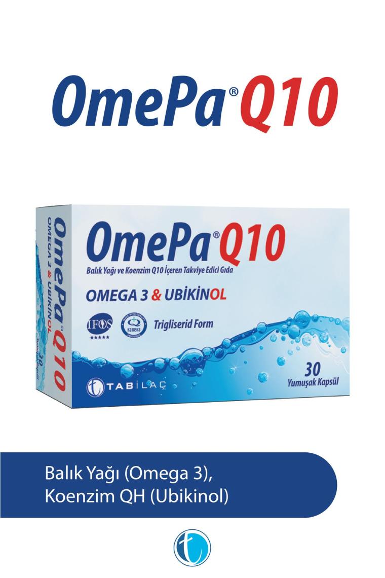 OmePa Q10 Omega-3 + Ubiquinol 30 Kapsül