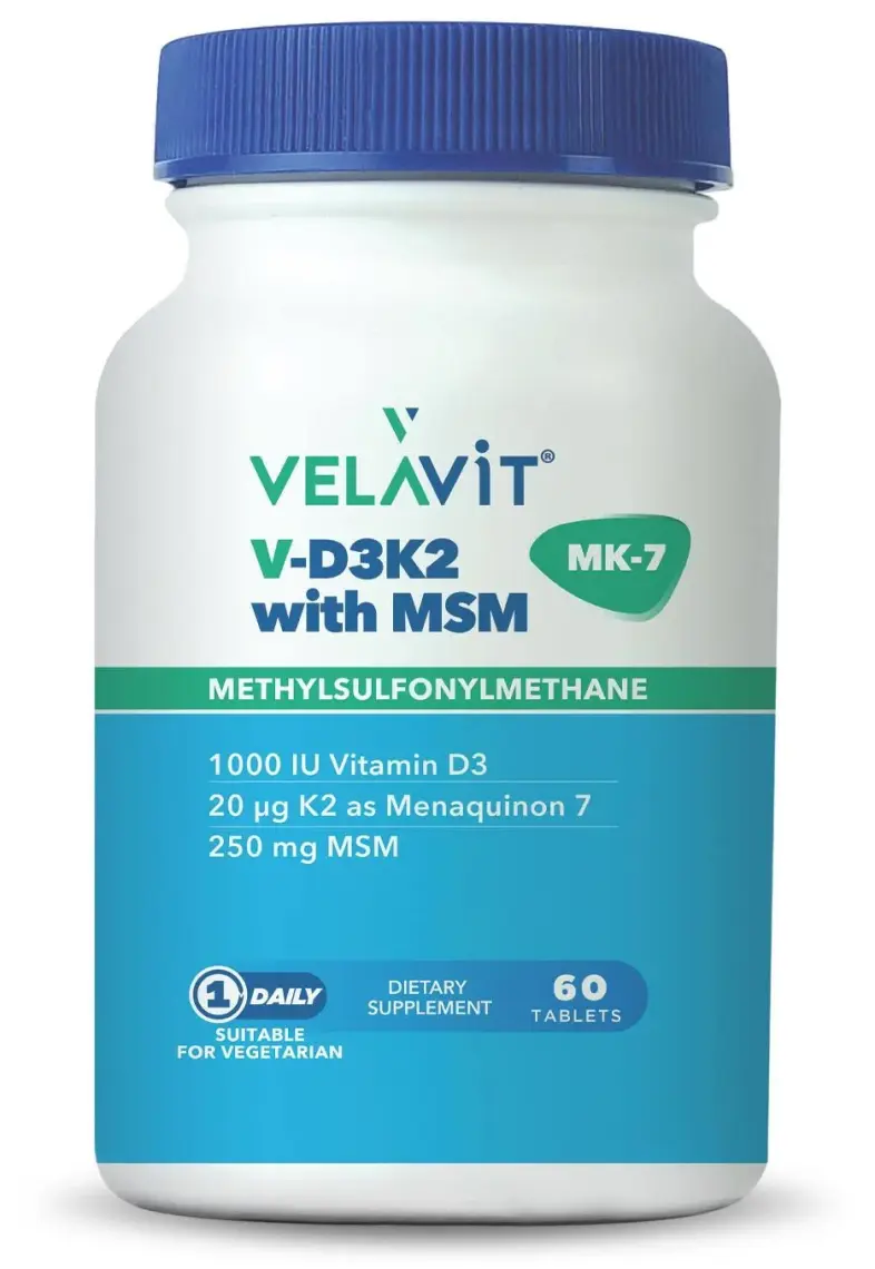 Velavit V-D3k2 With Msm 60 Tablet