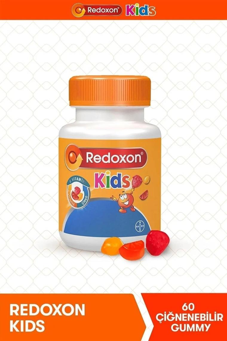 Redoxon Kids C Vitamini D Vitamini ve Çinko İçeren Çiğnenebilir Tablet 60 Adet