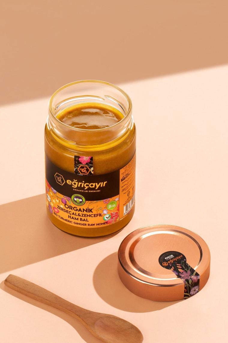 Organik Zerdeçal & Zencefil Ve Ham Bal Karışımı 415 Gr