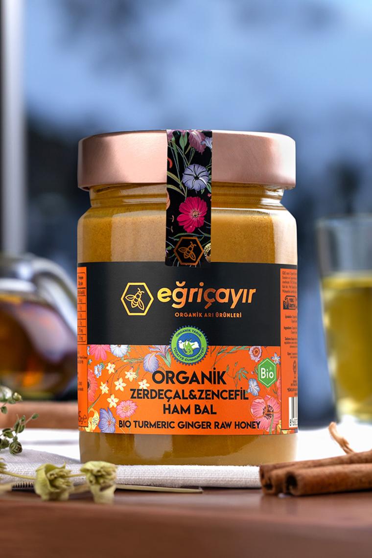 Organik Zerdeçal & Zencefil Ve Ham Bal Karışımı 415 Gr