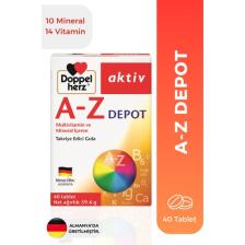 Doppelherz Aktiv A-Z Depot Multivitamin ve Mineral  40 Tablet