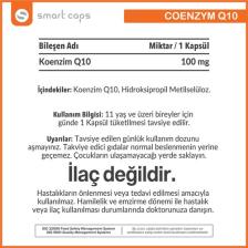 Smartcaps  Koenzim Q10 100 mg 30 Kapsül