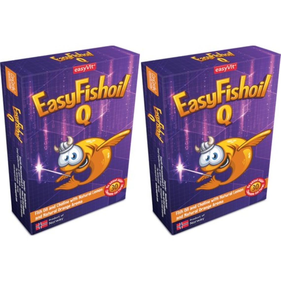 Easyvi̇t Easyfishoil Q Kids  Çiğnenebilir 30 Jel Tablet 2'li Paket