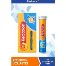 Redoxon Üçlü Etki 30 Efervesan Tablet I 1000 Mg C Vitamini, D Vitamini Ve Çinko Içeren T. (2 Adet)