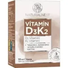 Naturalnest Vitamin D3 K2 Damla 10 ml Takviye Edici Gıda