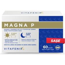 Vitafenix Magna P Magnezyum Ve Vitamin B6 Içeren Takviye Edici Vegan Gıda 60 Saşe
