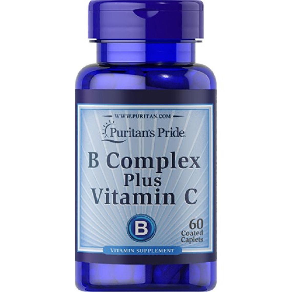 Puritan's Pride B Complex Plus Vitamin C 500 Mg 60 Tablet