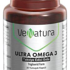 Venatura Ultra Omega 3 -  30 Kapsül Takviye Edici Gıda