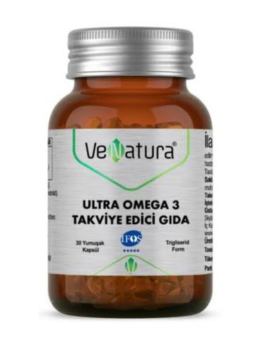 Venatura Ultra Omega 3 -  30 Kapsül Takviye Edici Gıda
