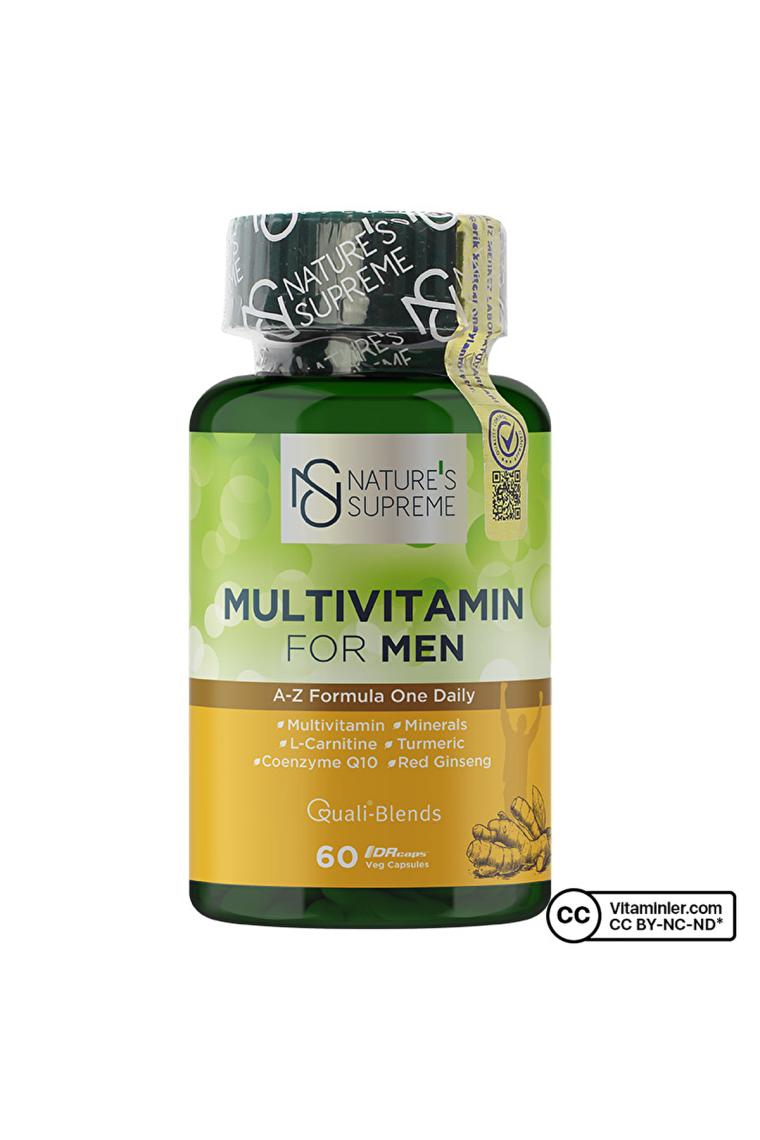 Nature's Supreme Multivitamin For Men 60 Kapsül