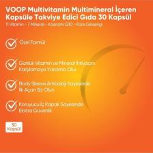 Voop Multi Vitamin & Mineral - 30 Kapsül ( 11 Vitamin & 9 Mineral )
