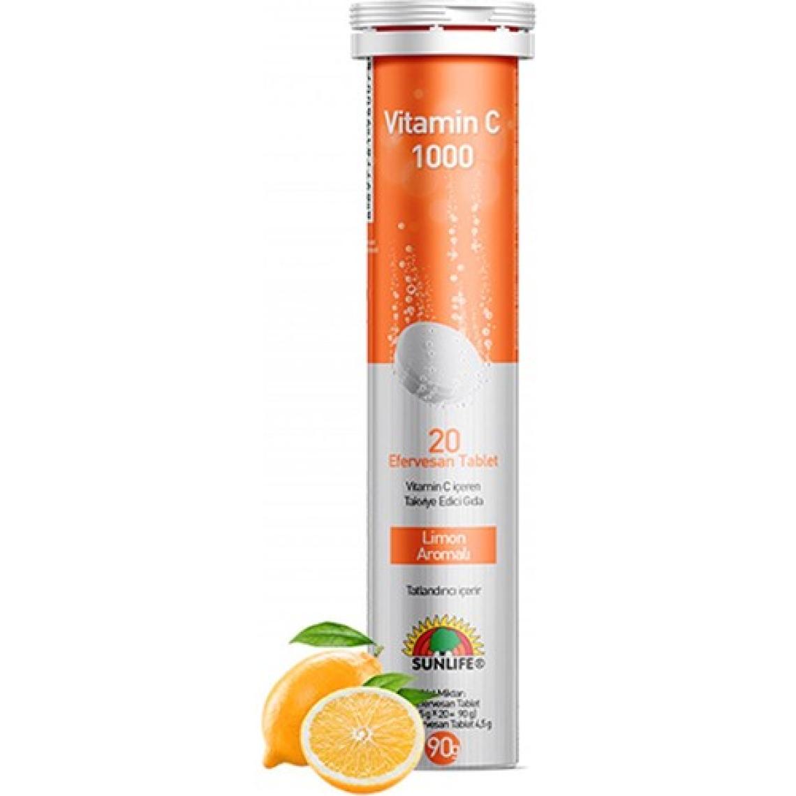 Sunlife Vitamin C 20 Efervesan Tablet