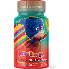 Voonka Kids Maşa ve Koca Ayı Multivitamin Çilek Aromalı 62 Çiğneme Tableti