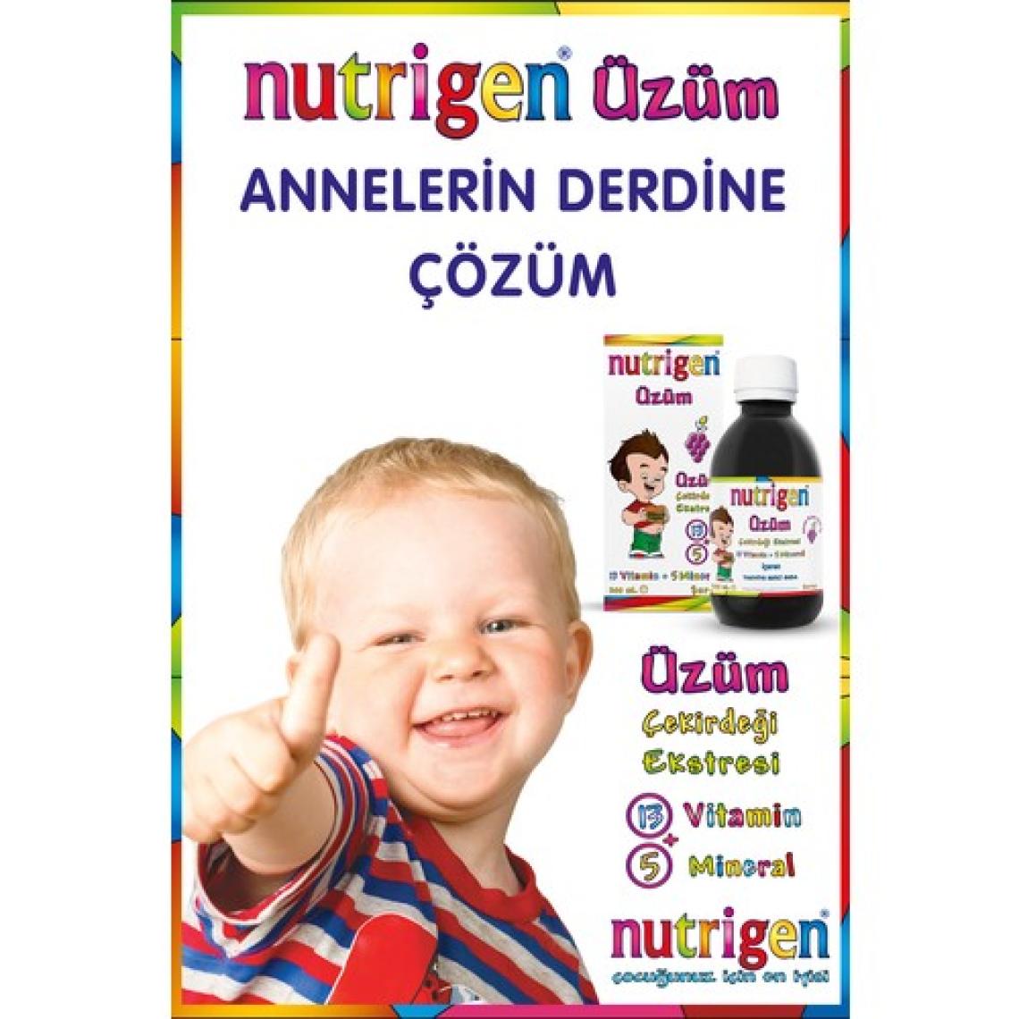 Nutrigen Üzüm Şurup 200 Ml*3 (3'lü Ekonomik Paket)