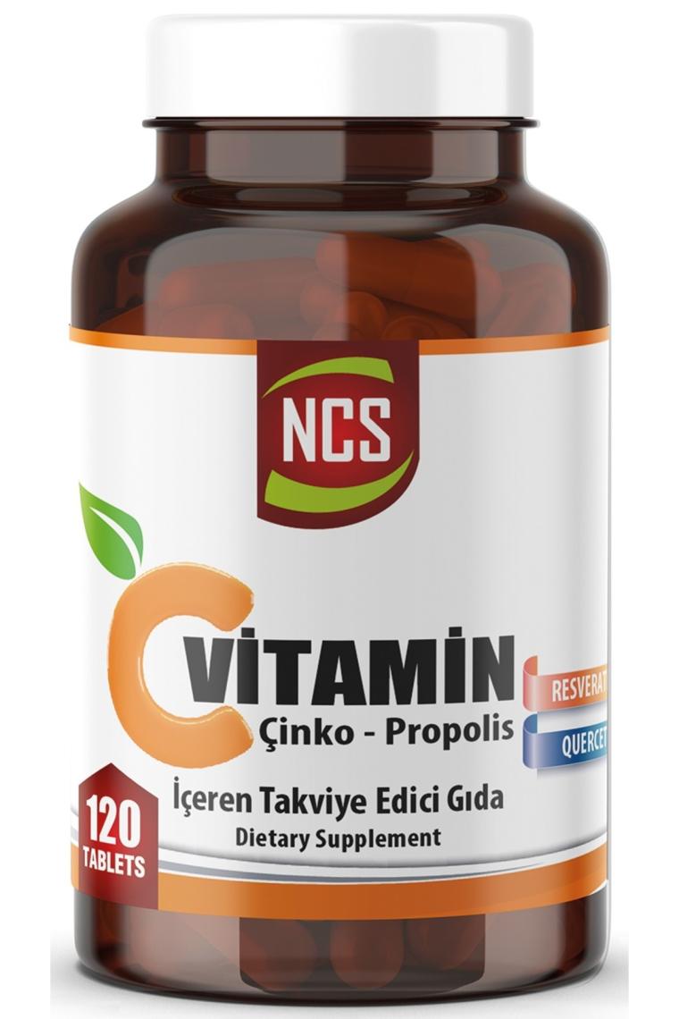 Ncs Vitamin C Çinko Propolis Vitamin D Resveratrol 120 Tablet