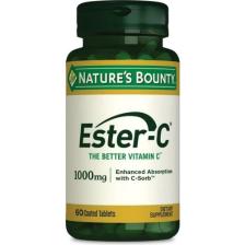 Nature's Bounty Ester-C 1000 Mg 60 Tablet