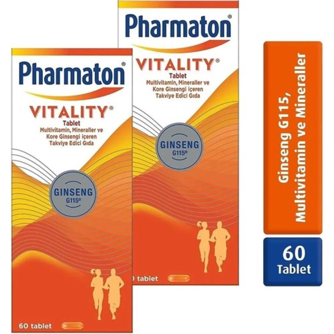 Pharmaton Vitality 60 Tablet 2 Adet