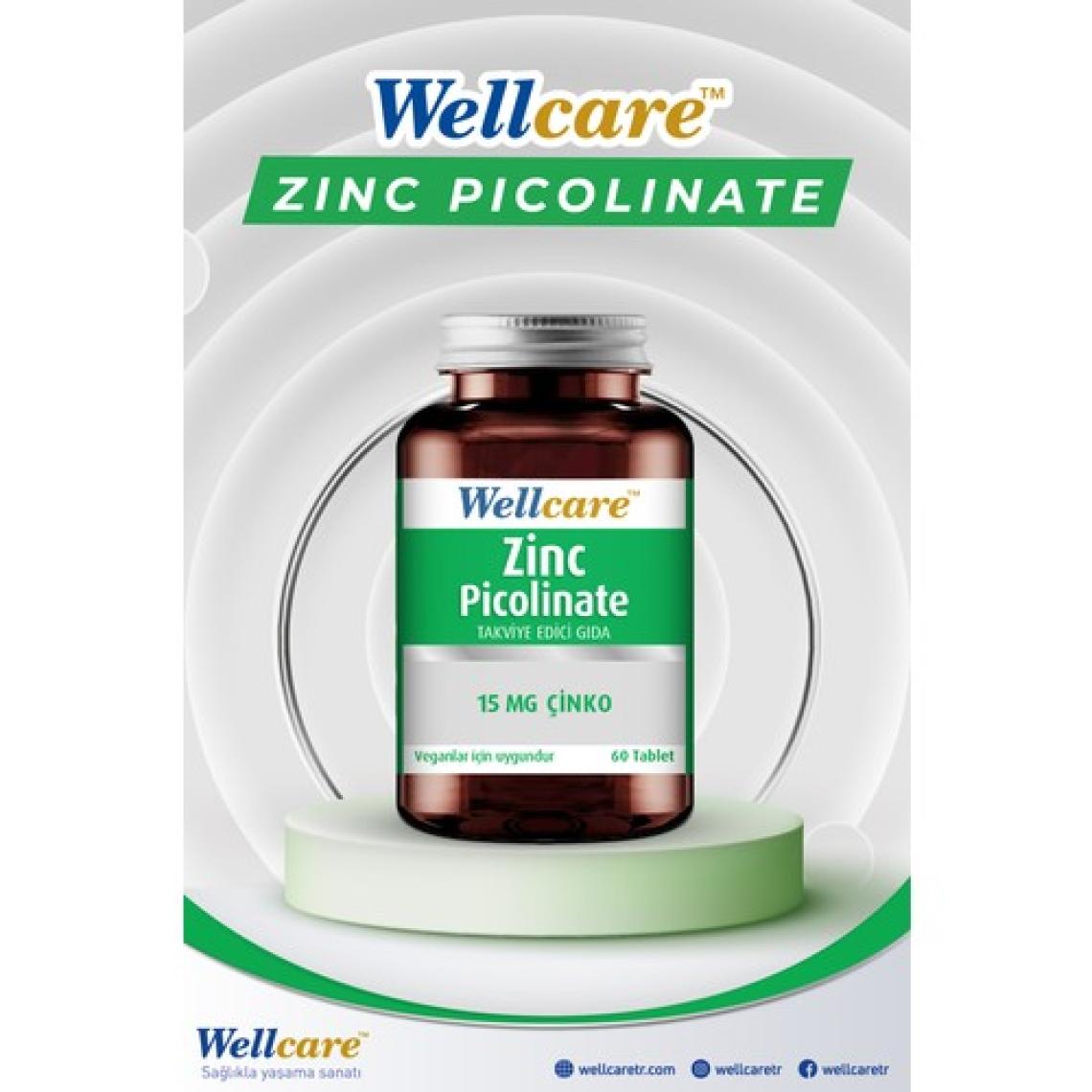 Wellcare Çinko Pikolinat 15 mg 60 Tablet