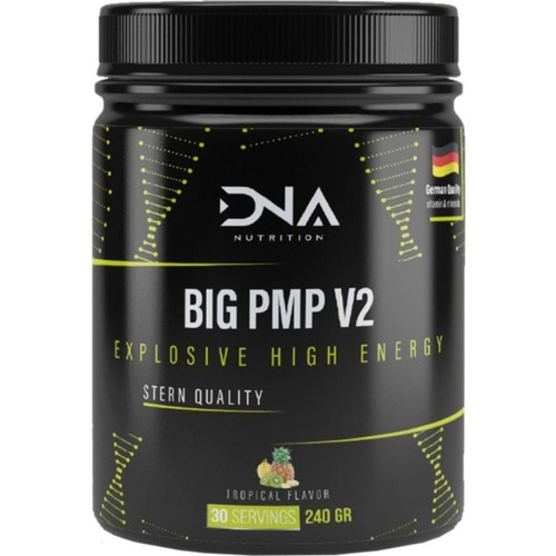 Dna Nutrition Big Pmp Pre-Workout 240gr Tropik Meyve Aromalı