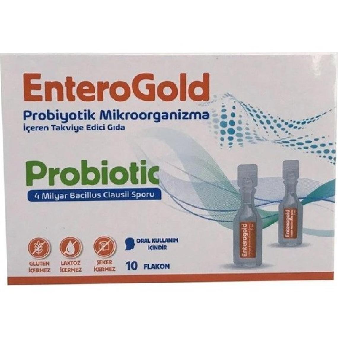 Enterogold Yetişkin Probiotic 4 Milyar 10 Flakon