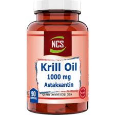 NCS Krill Yağı Takviye Edici Gıda - 90 Softgel, 1000 mg Krill Yağı ve 2 mg Astaksantin, Türkiye Menşeli
