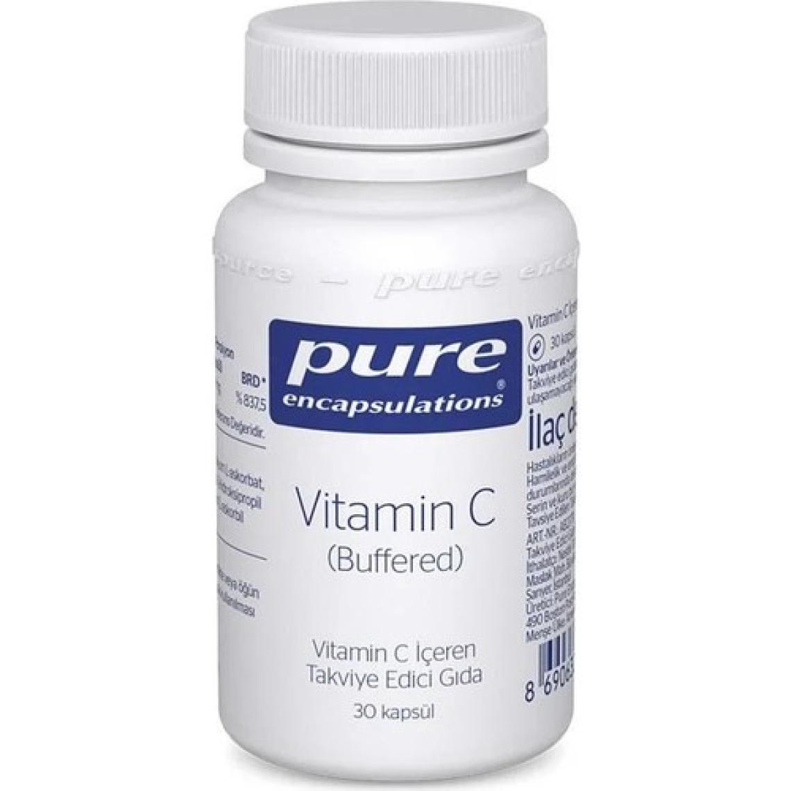 Pure Encapsulations Vitamin C Buffered 30 Kapsül