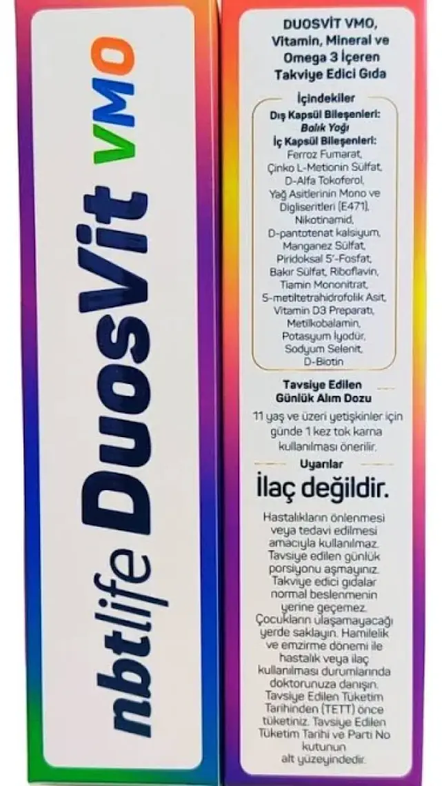 Nbt Ilaç Duosvit Dha 30 Kapsül