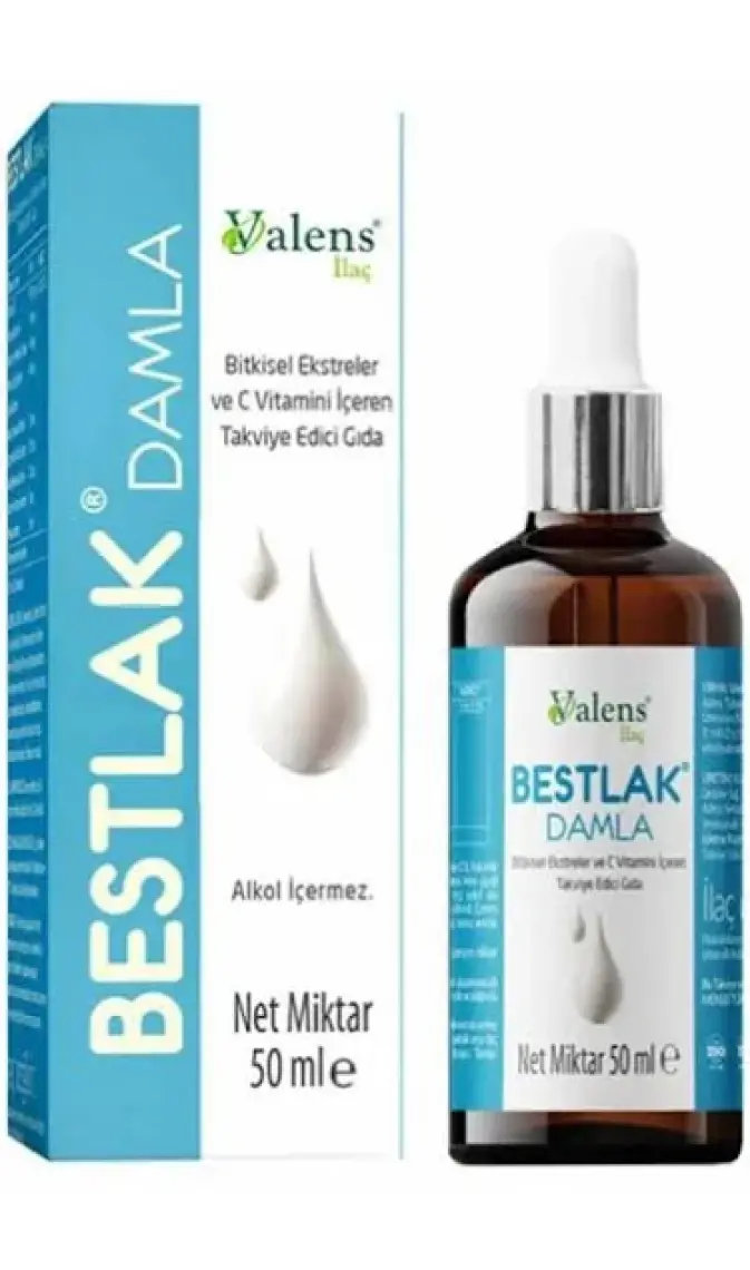 Valens Bestlak Bitkisel Ekstreler Içeren Takviye Edici Gıda 50 ml
