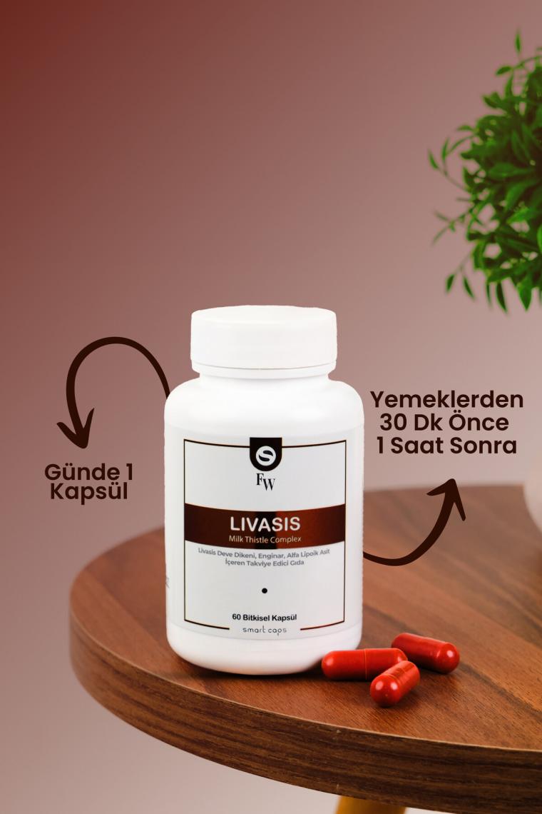 Smartcaps  Livasis 60 Bitkisel Kapsül