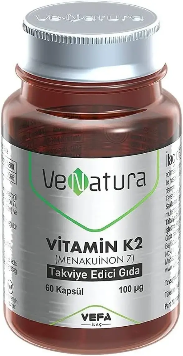 Venatura Vitamin K2 (Menakuinon 7) Takviye Edici Gıda