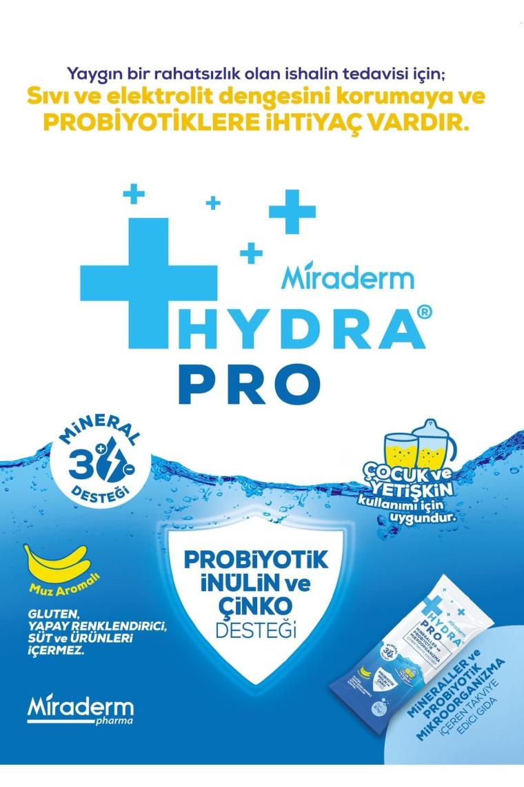 Miraderm Hydra Pro Mineraller Ve Probiyotik Saşe 10 Lu