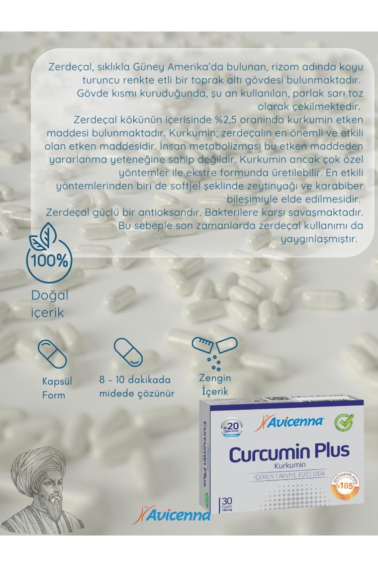 Avicenna Curcumin Plus 30 Kapsül