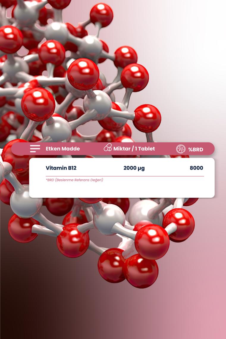 Smartcaps  Vitamin B12 2000 µg / 60 Tablet