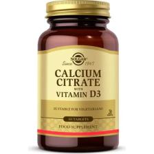 Solgar Calcium Citrate With Vitamin D3 60 Tablet
